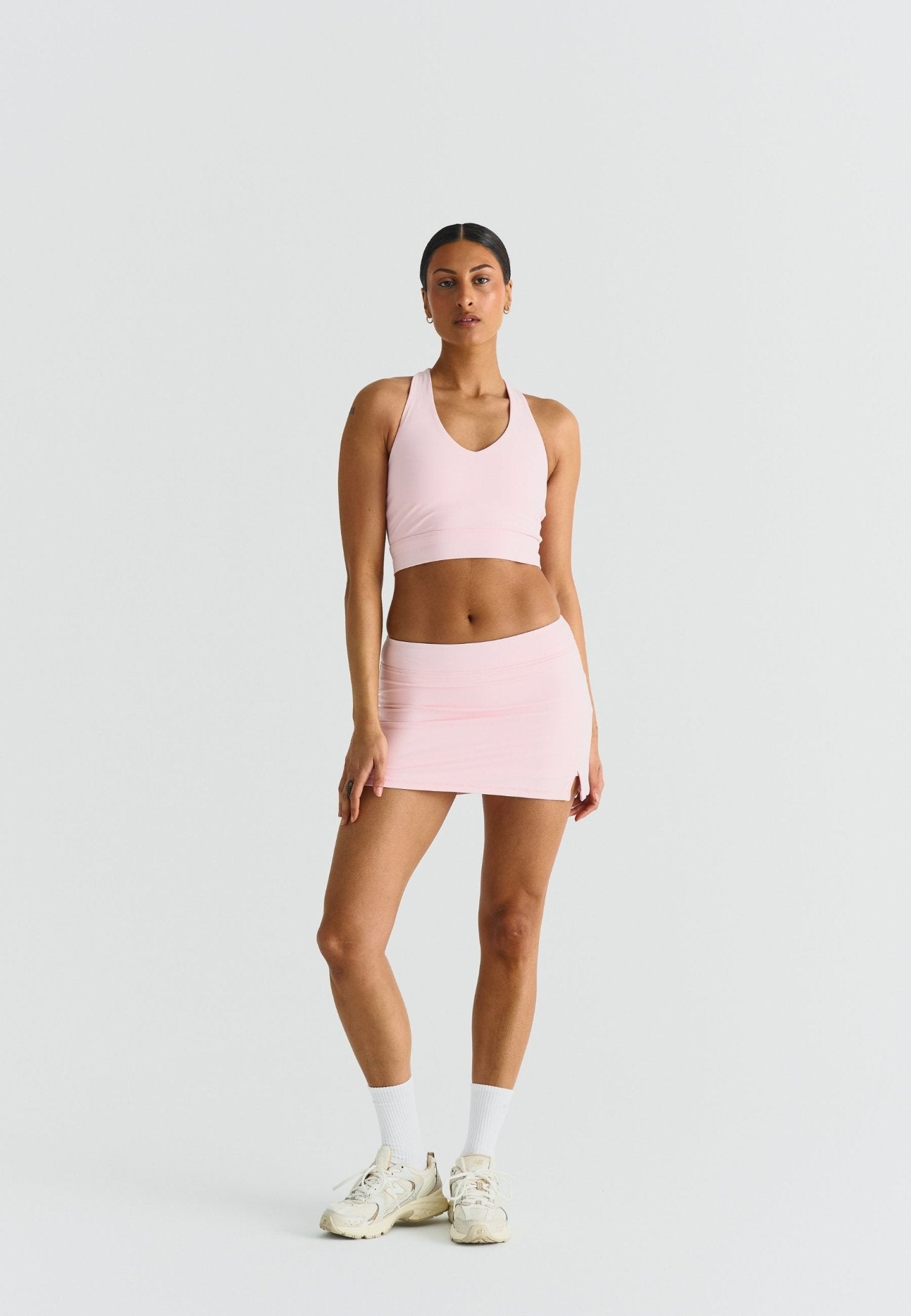 A - Line Mini Skirt - Ballet Slipper - tjuso