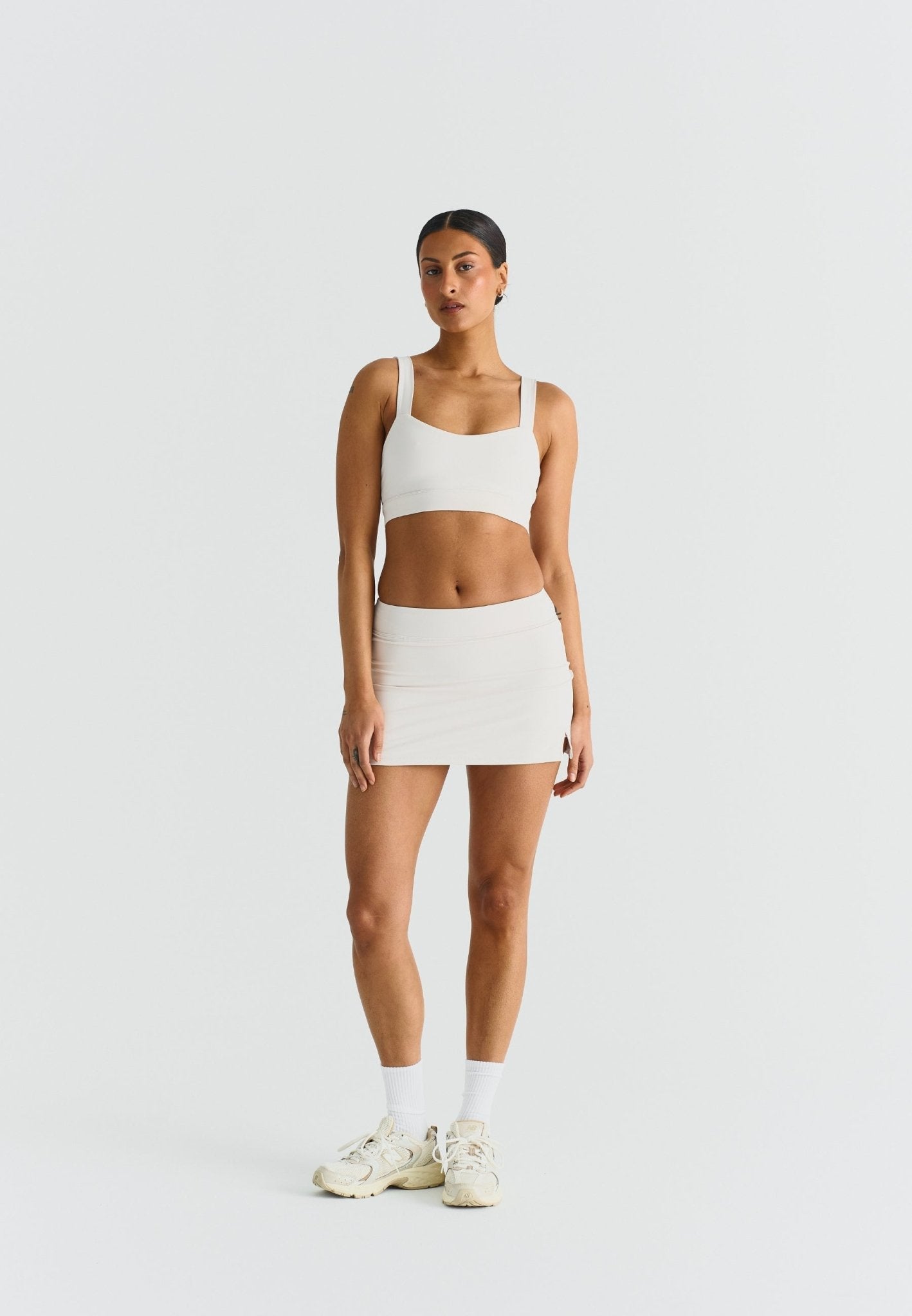A - Line Mini Skirt - Marshmallow - tjuso