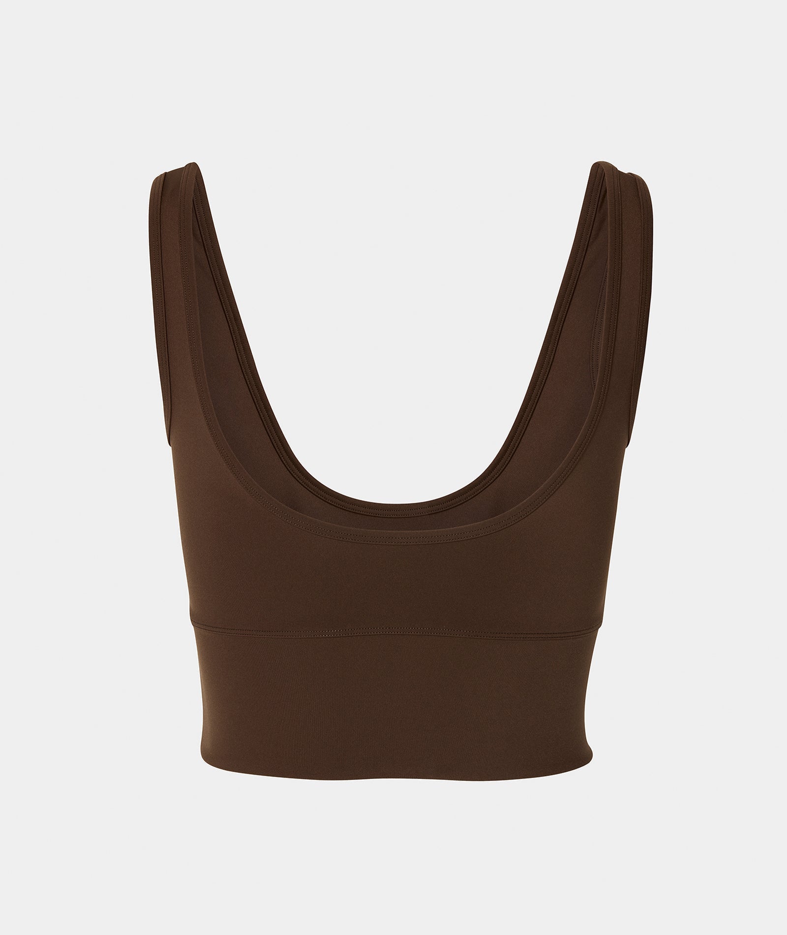 CROPPED TANK - CHOC - tjuso