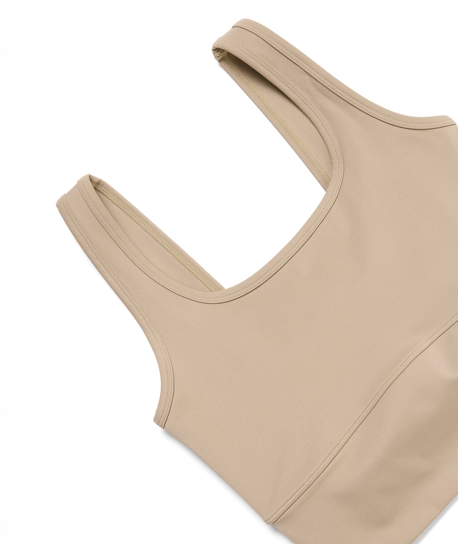 CROPPED TANK - TAUPE - tjuso