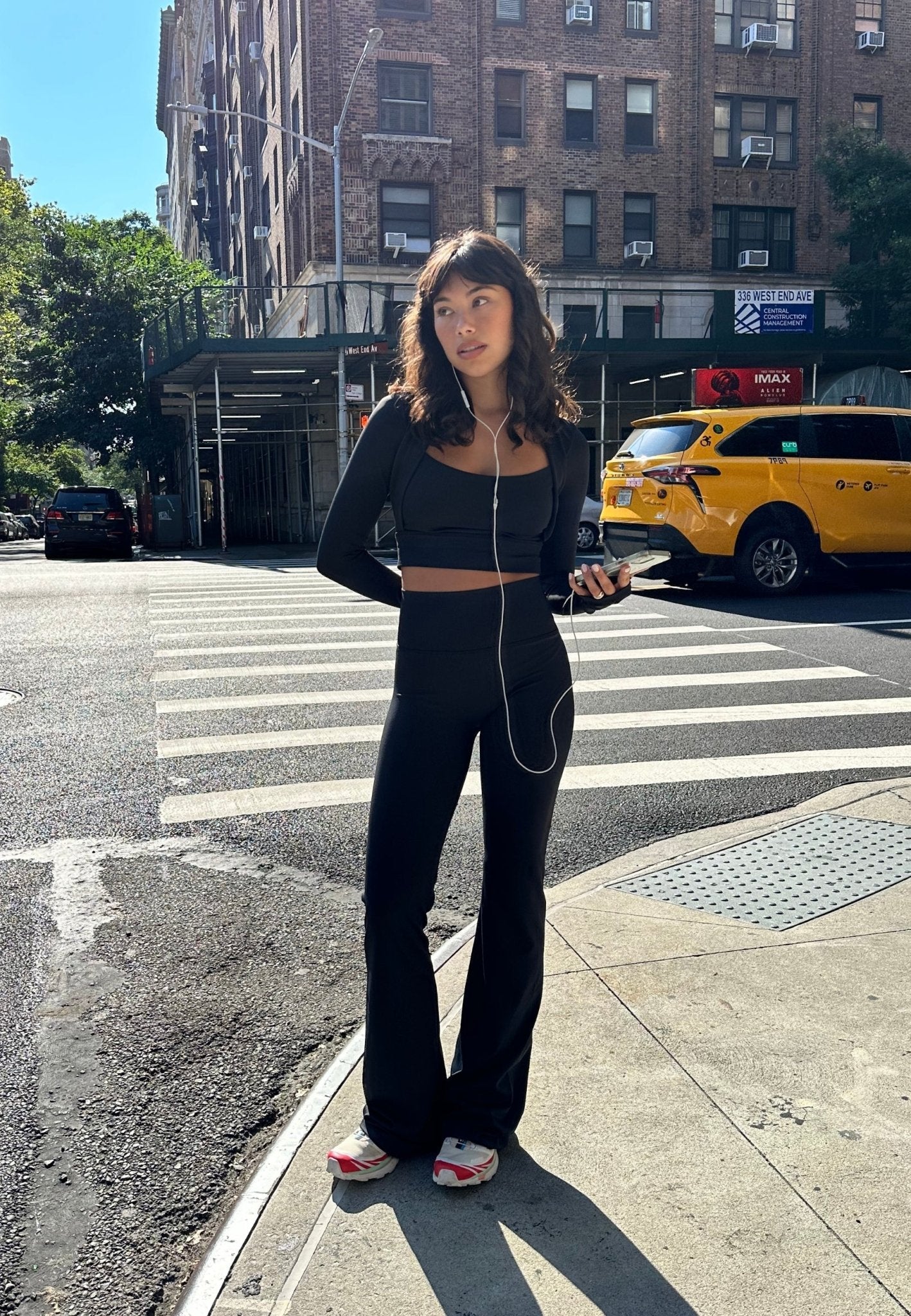 Flared Leggings - Black - tjuso