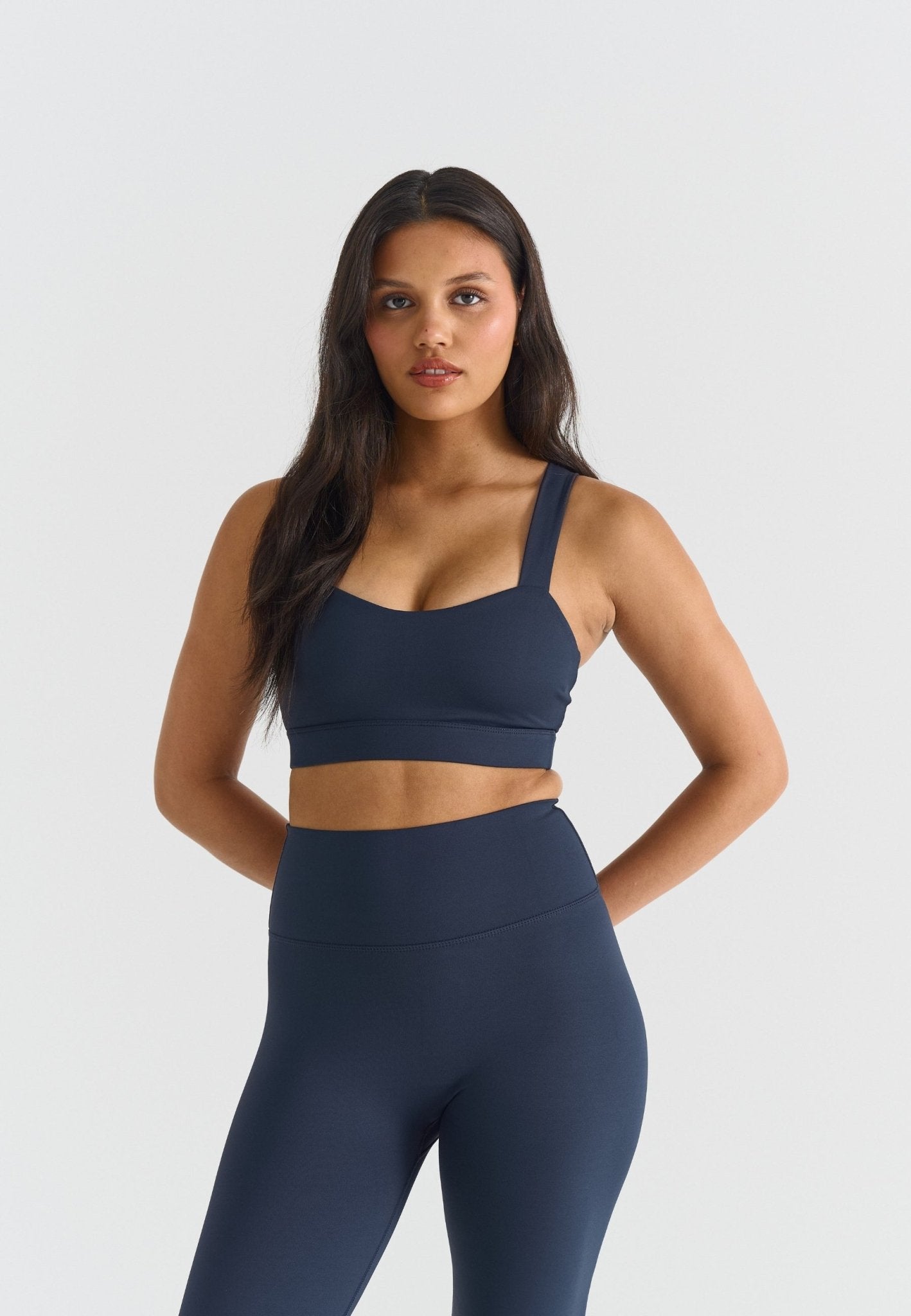 Sweetheart Bra - Navy - tjuso