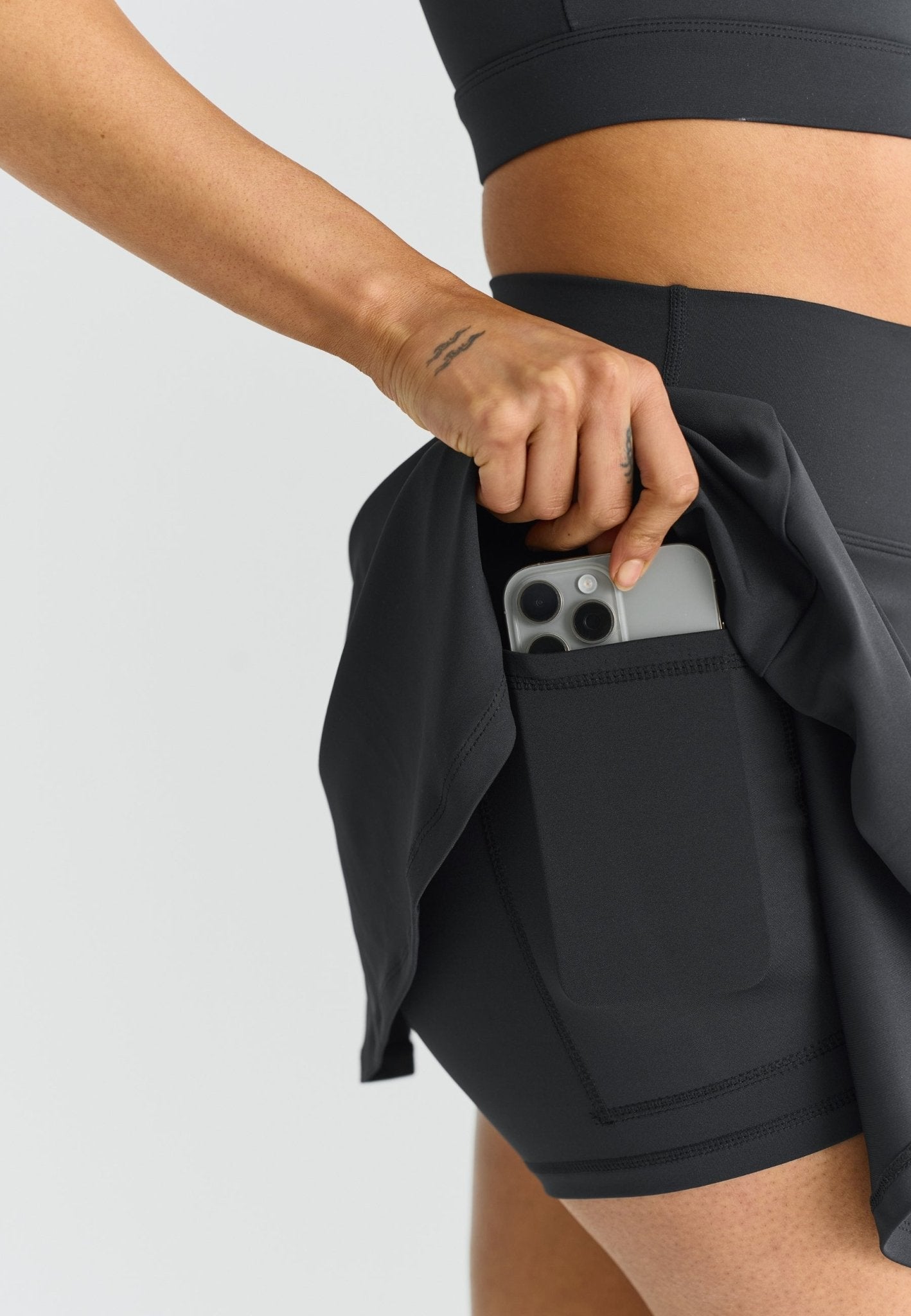 Tennis Skirt - Black - tjuso