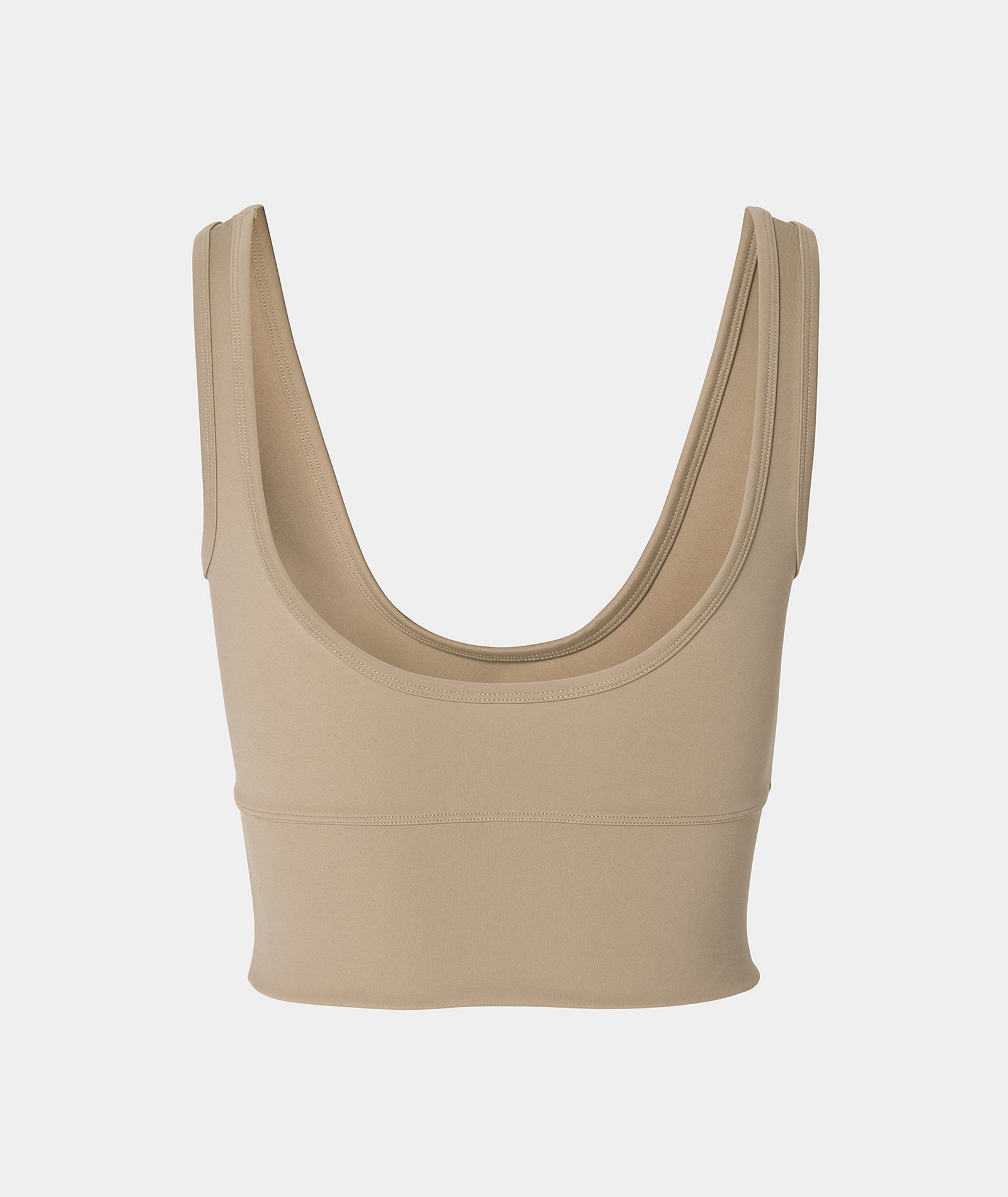 CROPPED TANK - TAUPE - tjuso