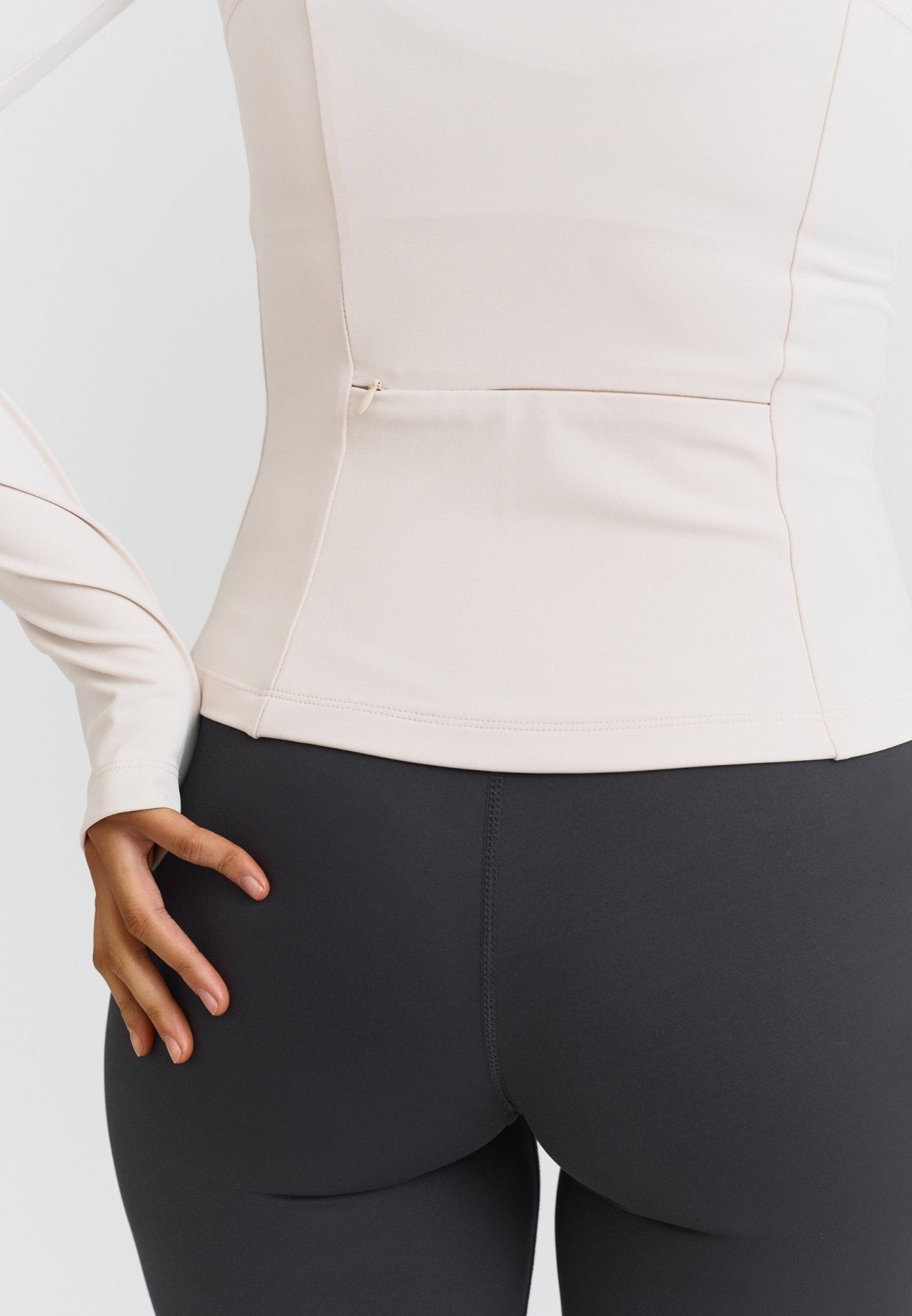 Zip Jacket - Marshmallow - tjuso